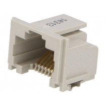 5406721-1; Socket; RJ45; PIN: 8; Cat: 5; gold-plated; Layout: 8p8c; SMT; TE Connectivity