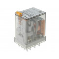 55.34.8.110.0040; Relay: electromagnetic; 4PDT; Ucoil: 110VAC; 7A/250VAC; 7A/30VDC; FINDER