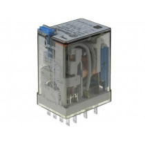 55.34.9.024.0090; Relay: electromagnetic; 4PDT; Ucoil: 24VDC; 7A/250VAC; 7A/30VDC; FINDER