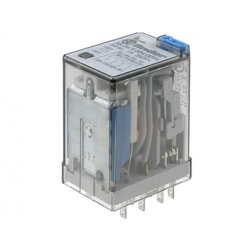 55.34.9.220.0040; Relay: electromagnetic; 4PDT; Ucoil: 220VDC; 7A/250VAC; 7A/30VDC; FINDER
