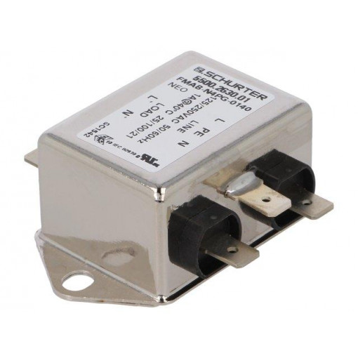 5500.2630.01; Filter: anti-interference; 250VAC; Ioper.max: 1A; Ir: 0.5mA; SCHURTER