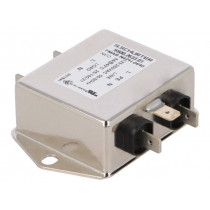 5500.2633.01; Filter: anti-interference; 250VAC; Ioper.max: 6A; Ir: 0.5mA; SCHURTER