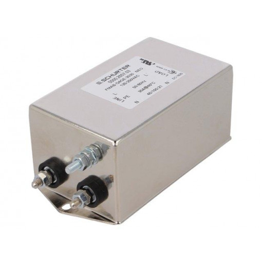 5500.2657.03; Filter: anti-interference; 250VAC; Ioper.max: 30A; Ir: 1mA; Poles: 1; SCHURTER