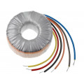 55121-P1S2; Transformer: toroidal; 50VA; 230VAC; 15V; 15V; 1.667A; 1.667A; TALEMA