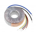 55129-P1S2; Transformer: toroidal; 50VA; 230VAC; 55V; 55V; 0.455A; 0.455A; TALEMA