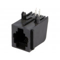 5520250-2; Socket; RJ11; PIN: 4; Cat: 3; shielded,with panel stop blockade; TE Connectivity