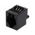 5520425-3; Socket; RJ12; PIN: 6; Layout: 6p6c; THT; straight; 16.51mm; TE Connectivity