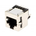 5557969-1; Socket; RJ45; PIN: 8; with panel stop blockade; Layout: 8p8c; THT; TE Connectivity 5557969-1; Socket; RJ45; PIN: 8; with panel stop blockade; Layout: 8p8c; THT; TE Connectivity