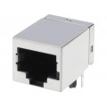 5558342-1; Socket; RJ45; PIN: 8; Cat: 5e; shielded; Layout: 8p8c; THT; on PCBs; TE Connectivity 5558342-1; Socket; RJ45; PIN: 8; Cat: 5e; shielded; Layout: 8p8c; THT; on PCBs; TE Connectivity