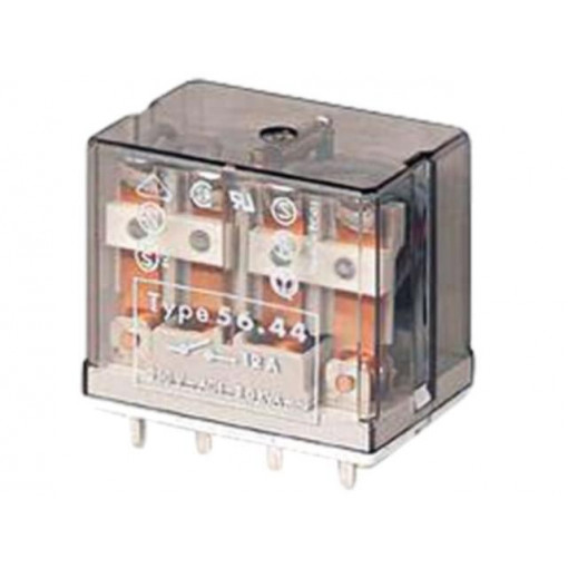 56.44.9.024.0000; Relay: electromagnetic; 4PDT; Ucoil: 24VDC; 12A/250VAC; 12A/30VDC; FINDER