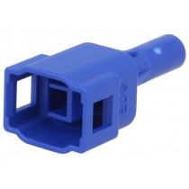 572-001-000-300; Connector: wire-wire; 570,E-Seal; plug; male; PIN: 1; IP67; blue; EDAC