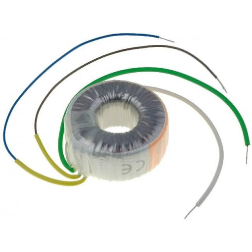 58-0012-024-S; Transformer: toroidal; 12VA; 230VAC; 24V; 0.5A; 0.26kg; Ø: 57mm; TALEMA