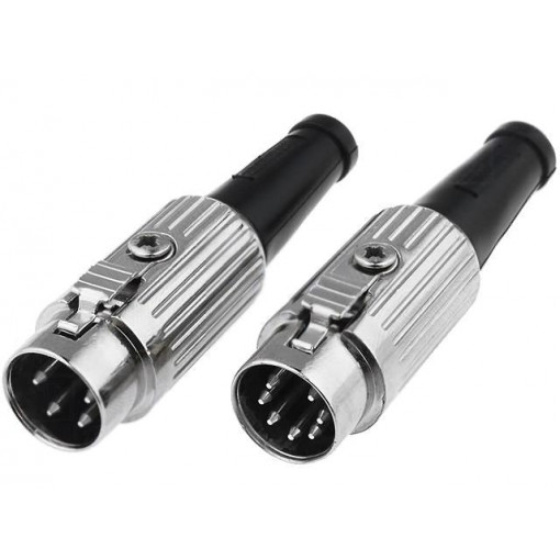 590-0400; Plug; DIN; male; PIN: 4; Layout: 216°; straight; for cable; soldering; DELTRON 590-0400; Plug; DIN; male; PIN: 4; Layout: 216°; straight; for cable; soldering; DELTRON