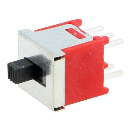 ; Switch: slide; Pos: 2; DPDT; 3A/120VAC; 3A/28VDC; ON-ON; -30÷85°C; 