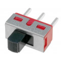 ; Switch: slide; Pos: 2; SPDT; 2A/250VAC; 5A/28VDC; ON-ON; -30÷85°C; 