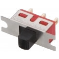 ; Switch: slide; Pos: 2; SPDT; 2A/250VAC; 5A/28VDC; ON-(ON); -30÷85°C; 