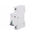 5SL6106-7; Circuit breaker; 230VAC; Inom: 6A; Poles: 1; DIN; Charact: C; 6kA; SIEMENS