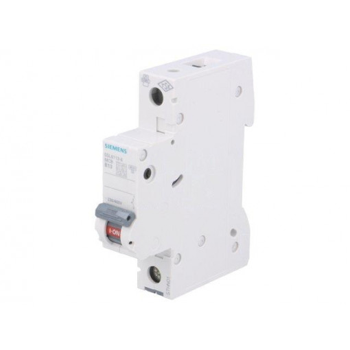 5SL6113-6; Circuit breaker; 230VAC; Inom: 13A; Poles: 1; DIN; Charact: B; 6kA; SIEMENS