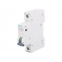 5SL6114-7; Circuit breaker; 230VAC; Inom: 300mA; Poles: 1; DIN; Charact: C; 6kA; SIEMENS