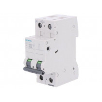 5SL6204-7; Circuit breaker; 400VAC; Inom: 4A; Poles: 2; DIN; Charact: C; 6kA; SIEMENS
