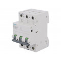 5SL6310-6; Circuit breaker; 400VAC; Inom: 10A; Poles: 3; DIN; Charact: B; 6kA; SIEMENS