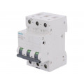5SL6340-7; Circuit breaker; 400VAC; Inom: 40A; Poles: 3; DIN; Charact: C; 6kA; SIEMENS