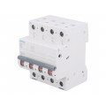 5SL6410-6; Circuit breaker; 400VAC; Inom: 10A; Poles: 4; DIN; Charact: B; 6kA; SIEMENS