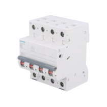5SL6410-6; Circuit breaker; 400VAC; Inom: 10A; Poles: 4; DIN; Charact: B; 6kA; SIEMENS