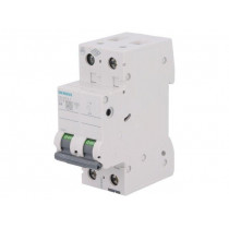 5SL6504-7; Circuit breaker; 400VAC; Inom: 4A; Poles: 1+N; DIN; Charact: C; 6kA; SIEMENS