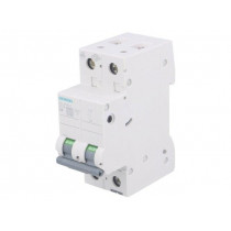 5SL6506-7; Circuit breaker; 400VAC; Inom: 6A; Poles: 1+N; DIN; Charact: C; 6kA; SIEMENS
