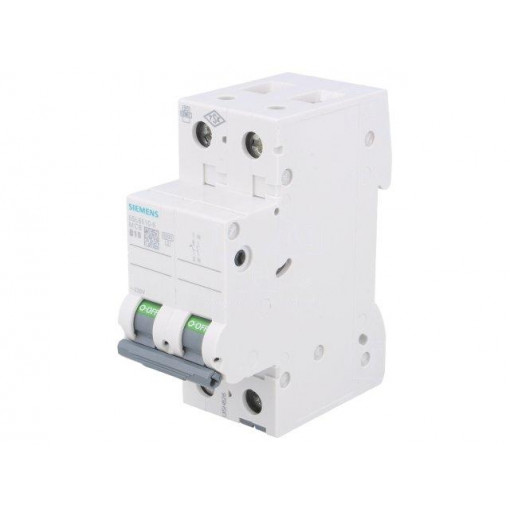 5SL6510-6; Circuit breaker; 400VAC; Inom: 10A; Poles: 1+N; DIN; Charact: B; 6kA; SIEMENS