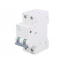 5SL6516-7; Circuit breaker; 400VAC; Inom: 16A; Poles: 1+N; DIN; Charact: C; 6kA; SIEMENS