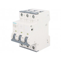 5SY4320-7; Circuit breaker; 440VAC; Inom: 20A; Poles: 3; DIN; Charact: C; 10kA; SIEMENS
