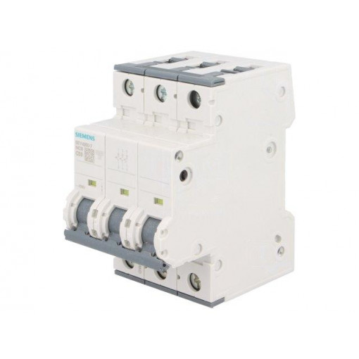 5SY4350-7; Circuit breaker; 440VAC; Inom: 50A; Poles: 3; DIN; Charact: C; 10kA; SIEMENS