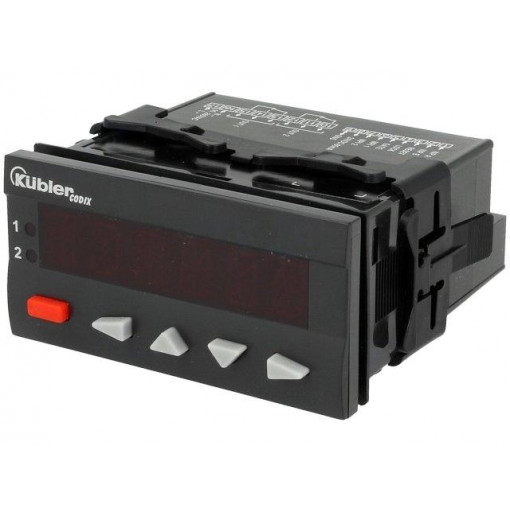 6.560.010.000; Counter: electronical; 6-digit LED; pulses/speed/time; 0÷999999; KUBLER 6.560.010.000; Counter: electronical; 6-digit LED; pulses/speed/time; 0÷999999; KUBLER