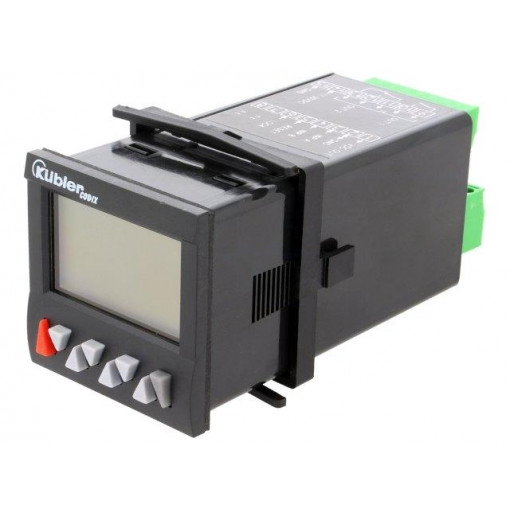 6.908.0101.3A0; Counter: electronical; LCD x2; time/pulses; -999999÷999999; KUBLER 6.908.0101.3A0; Counter: electronical; LCD x2; time/pulses; -999999÷999999; KUBLER
