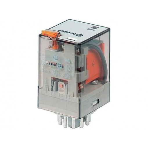 60.12.8.110.0000; Relay: electromagnetic; DPDT; Ucoil: 110VAC; 10A/250VAC; 10A/30VDC; FINDER