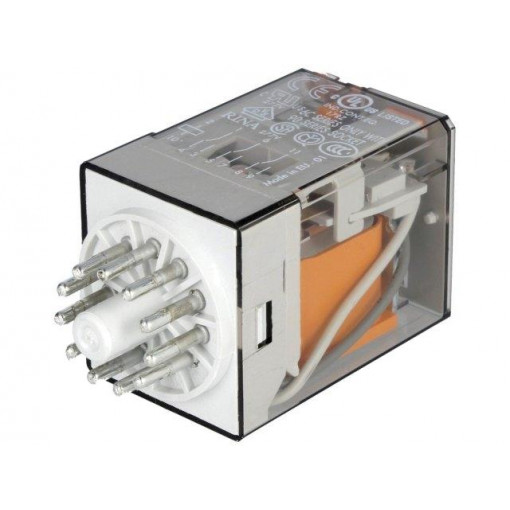 60.13.8.048.0040; Relay: electromagnetic; 3PDT; Ucoil: 48VAC; 10A/250VAC; 10A/30VDC; FINDER