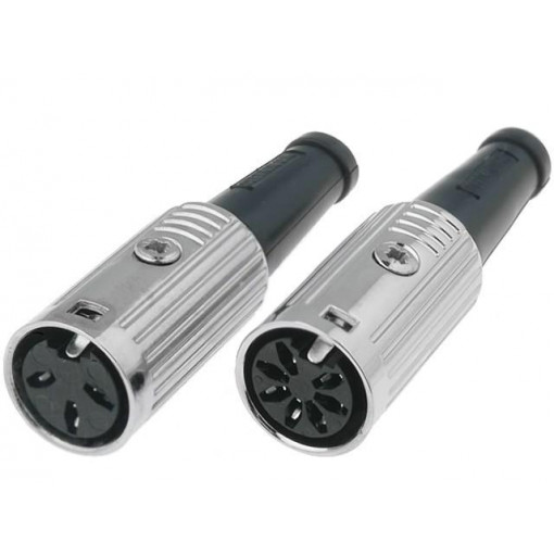 600-0600; Plug; DIN; female; PIN: 6; Layout: 240°; straight; for cable; 34V; 2A; DELTRON