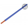 61.7551-23; Wire; Silivolt®-E; stranded; Cu; 1x0,25mm2; silicone; blue; 300V; STÄUBLI
