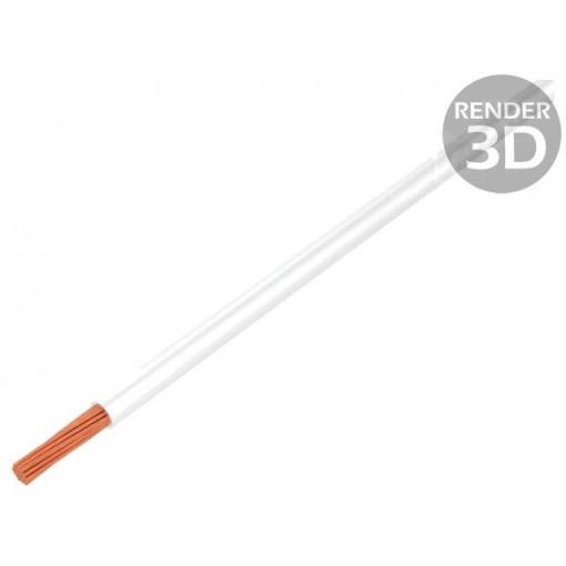 61.7552-29; Wire; Silivolt®-E; stranded; Cu; 1x0,5mm2; silicone; white; 300V; STÄUBLI