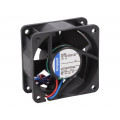 612 NN; Fan: DC; axial; 60x60x25mm; 42m3/h; 35dBA; ball bearing; 5100rpm; EBM-PAPST
