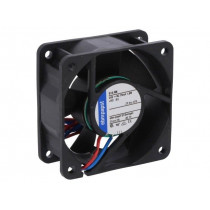 614 NN; Fan: DC; axial; 60x60x25mm; 42m3/h; 35dBA; ball bearing; 5100rpm; EBM-PAPST