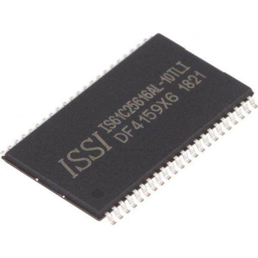 IS61C25616AL-10TLI; SRAM memory; 256kx16bit; 5V; 10ns; TSOP44 II; parallel; -40÷85°C; ISSI