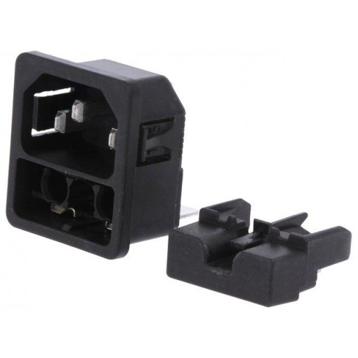 6220.5315; Connector: AC supply; socket; male; 10A; 250VAC; IEC 60320; SCHURTER