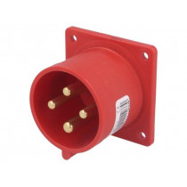 624-6; Connector: AC supply 3-phase; socket; male; 32A; 400VAC; IEC 60309; PCE