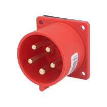 625-6; Connector: AC supply 3-phase; socket; male; 32A; 400VAC; IEC 60309; PCE