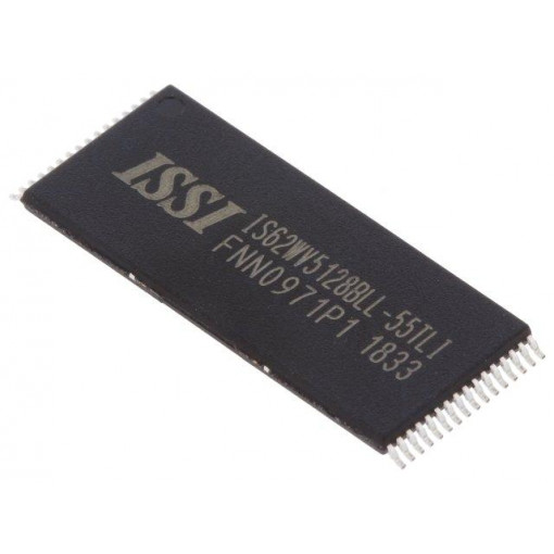 IS62WV5128BLL-55TLI; SRAM memory; 512kx8bit; 2.5÷3.6V; 55ns; TSOP32; parallel; -40÷85°C; ISSI
