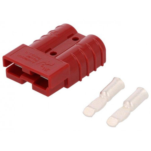 6331G1; Plug; wire-wire; SB50; hermaphrodite; PIN: 2; for cable; crimped; ANDERSON POWER PRODUCTS 6331G1; Plug; wire-wire; SB50; hermaphrodite; PIN: 2; for cable; crimped; ANDERSON POWER PRODUCTS