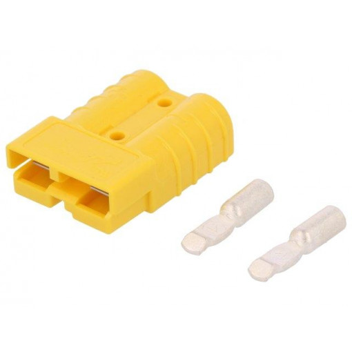 6331G8; Plug; wire-wire; SB50; hermaphrodite; PIN: 2; for cable; crimped; ANDERSON POWER PRODUCTS